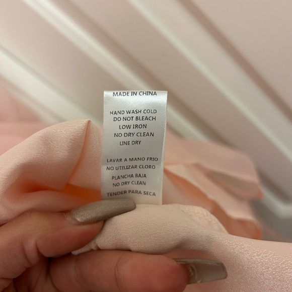 Revolve Vici Lovers Puff Sleeve Baby Doll Pink Tulle Dress Size Small Coquette - Picture 9 of 10